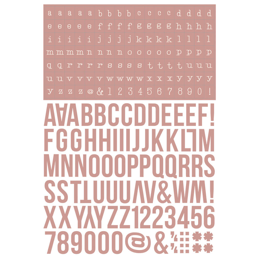 Color Vibe Collection - Sticker Book - Alphabet - Boho