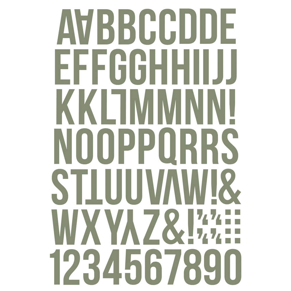 Color Vibe Collection - Sticker Book - Alphabet - Boho