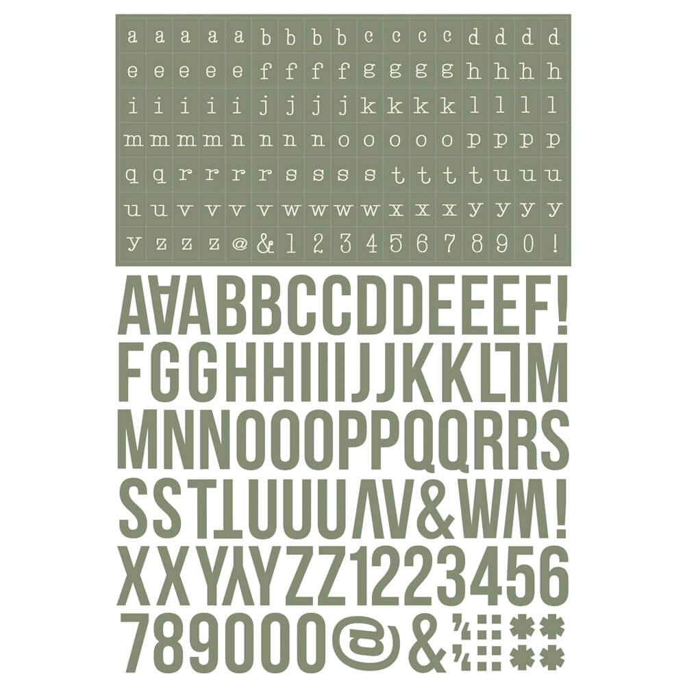 Color Vibe Collection - Sticker Book - Alphabet - Boho