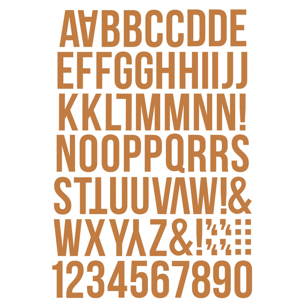 Color Vibe Collection - Sticker Book - Alphabet - Boho