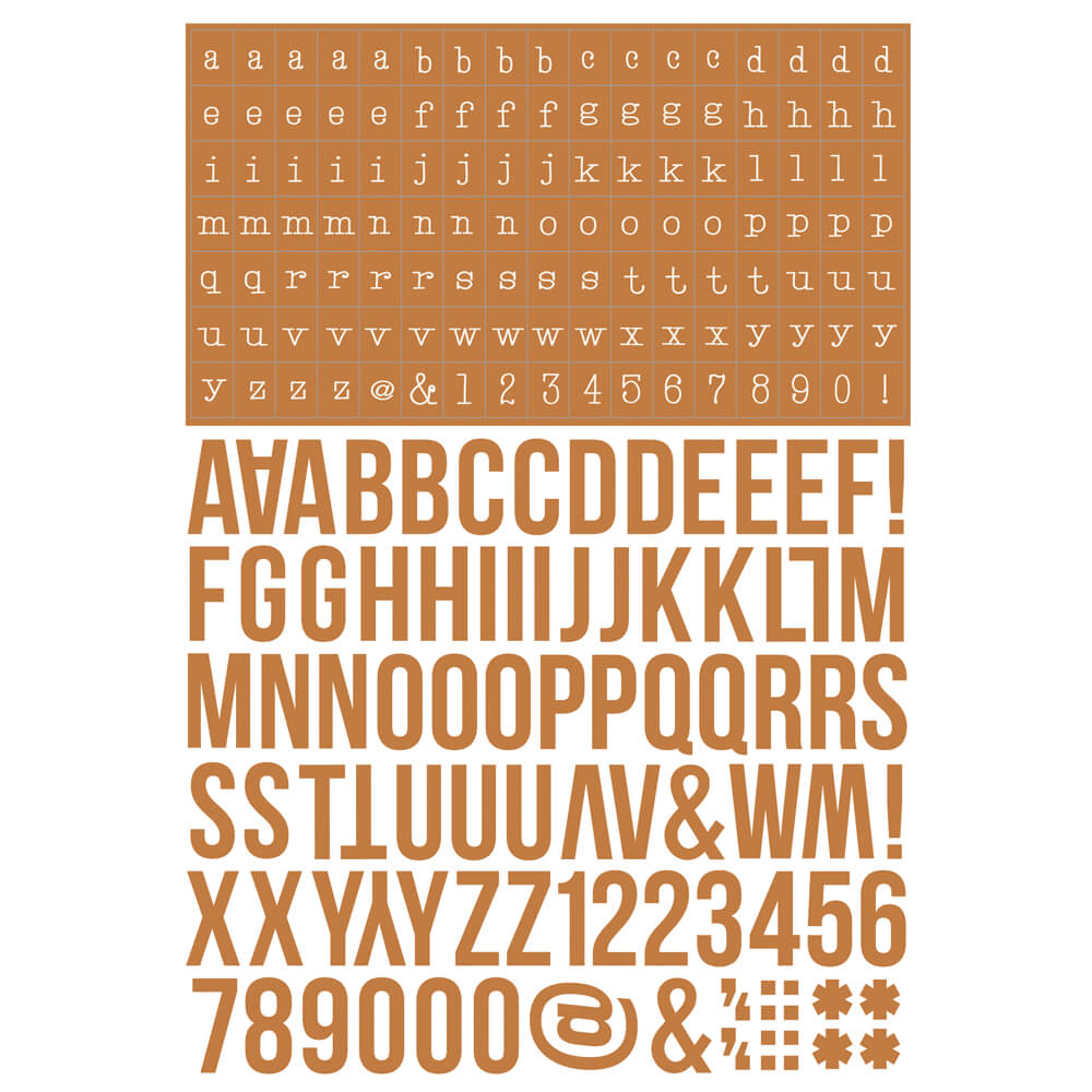 Color Vibe Collection - Sticker Book - Alphabet - Boho