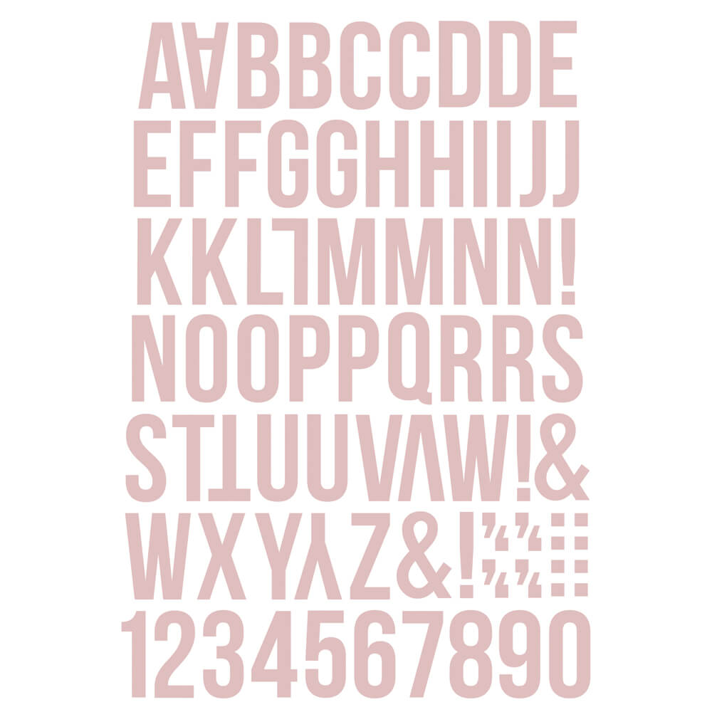 Color Vibe Collection - Sticker Book - Alphabet - Boho