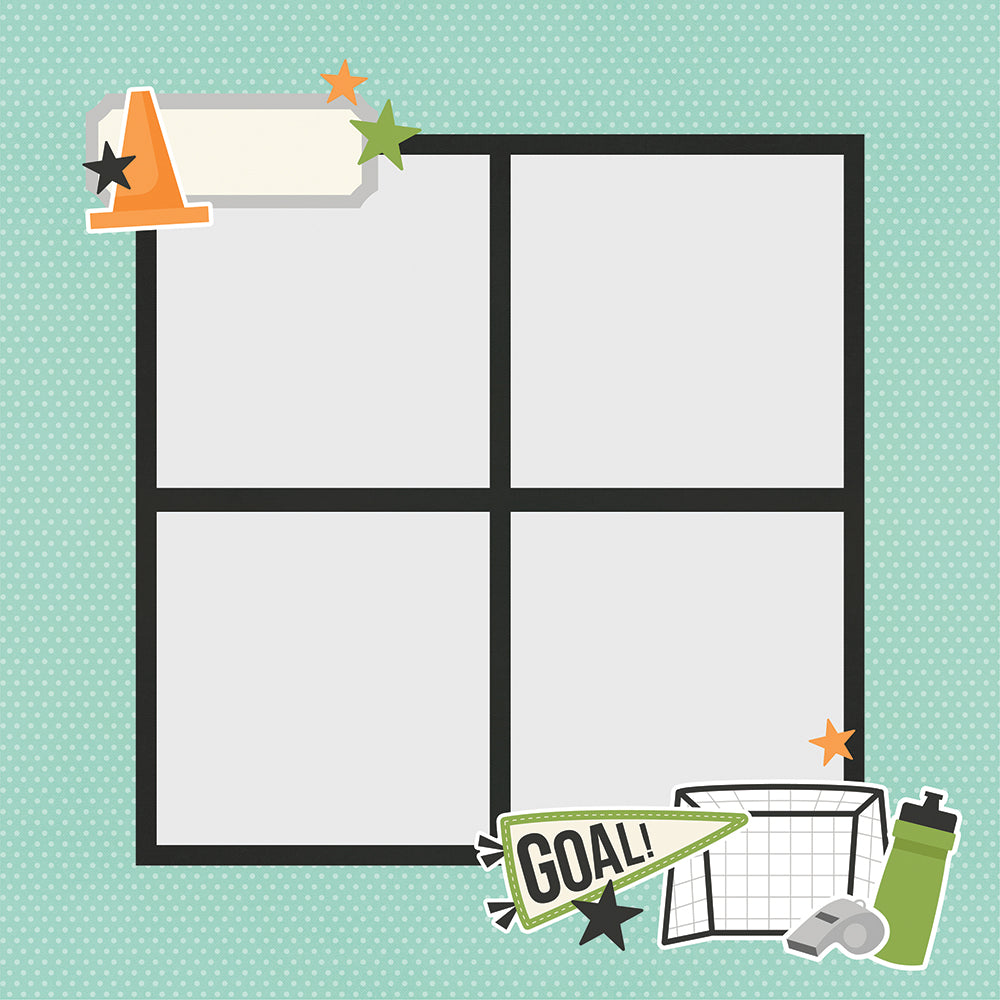 Simple Pages Page Pieces - Soccer