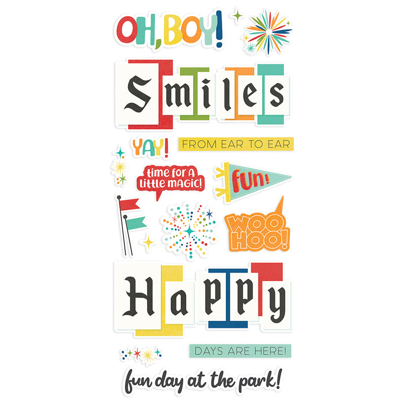 Say Cheese at the Park - Foam Stickers