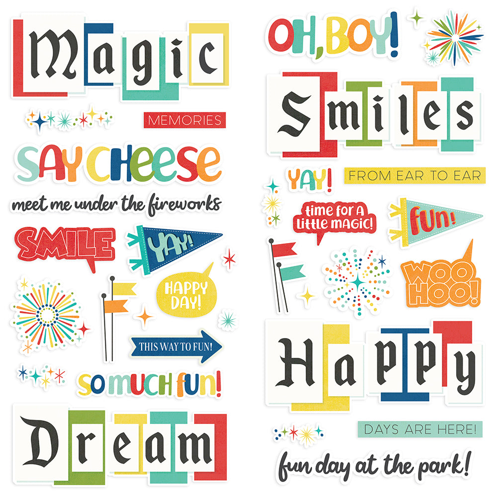 Say Cheese at the Park - Foam Stickers