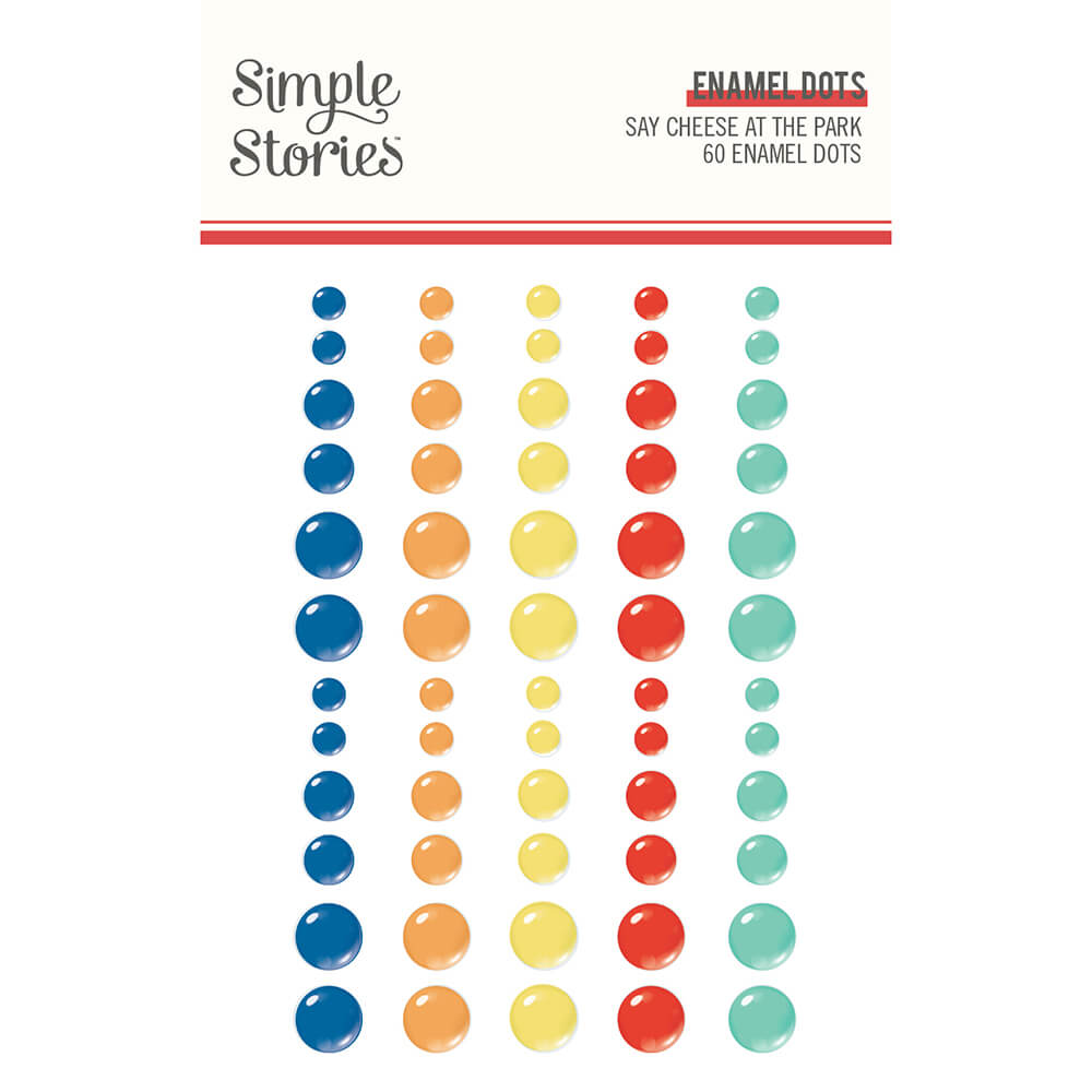 Say Cheese at the Park - Enamel Dots