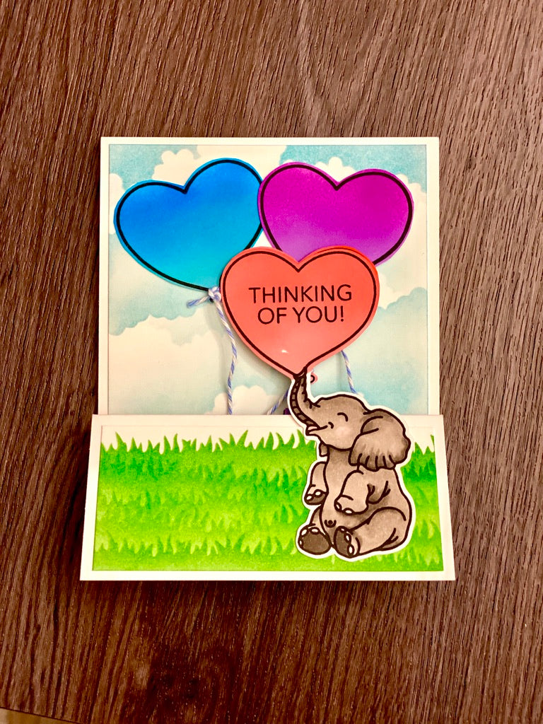 Sending Huge Hugs Stamp and Stencil Kit by Amy Sonnemann