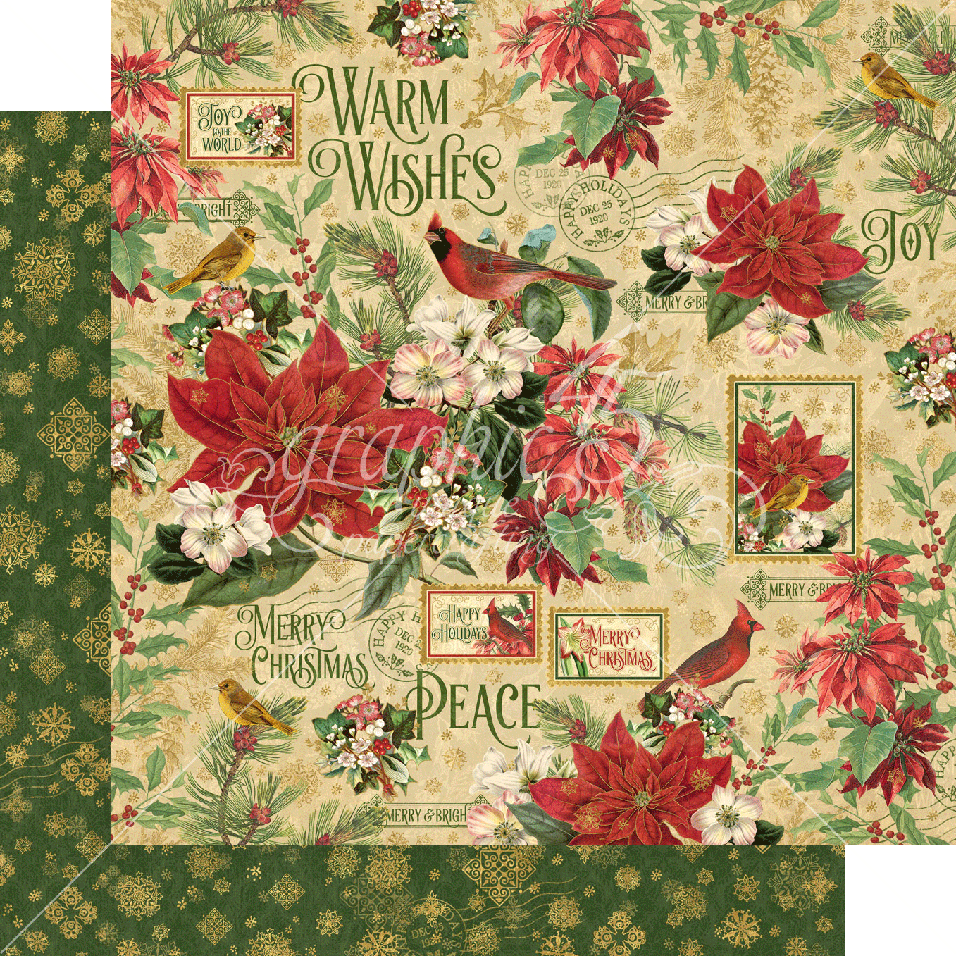 Warm Wishes Graphic 45 Collection Pack 12"X12"
