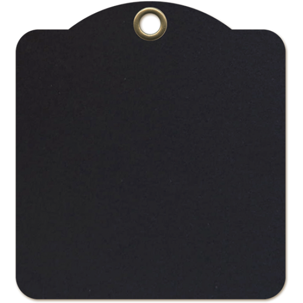 Square Tags - Black