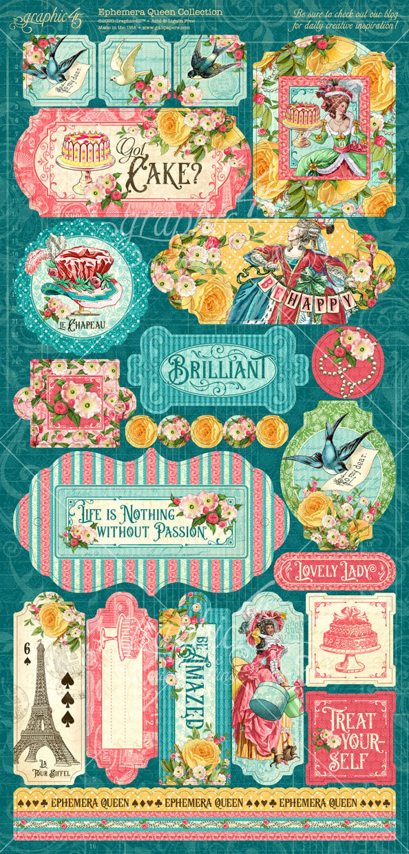 Ephemera Queen Stickers
