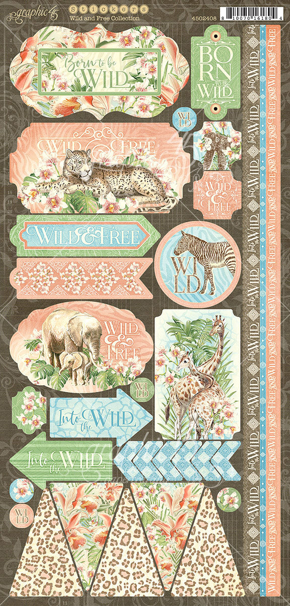 Wild & Free Stickers