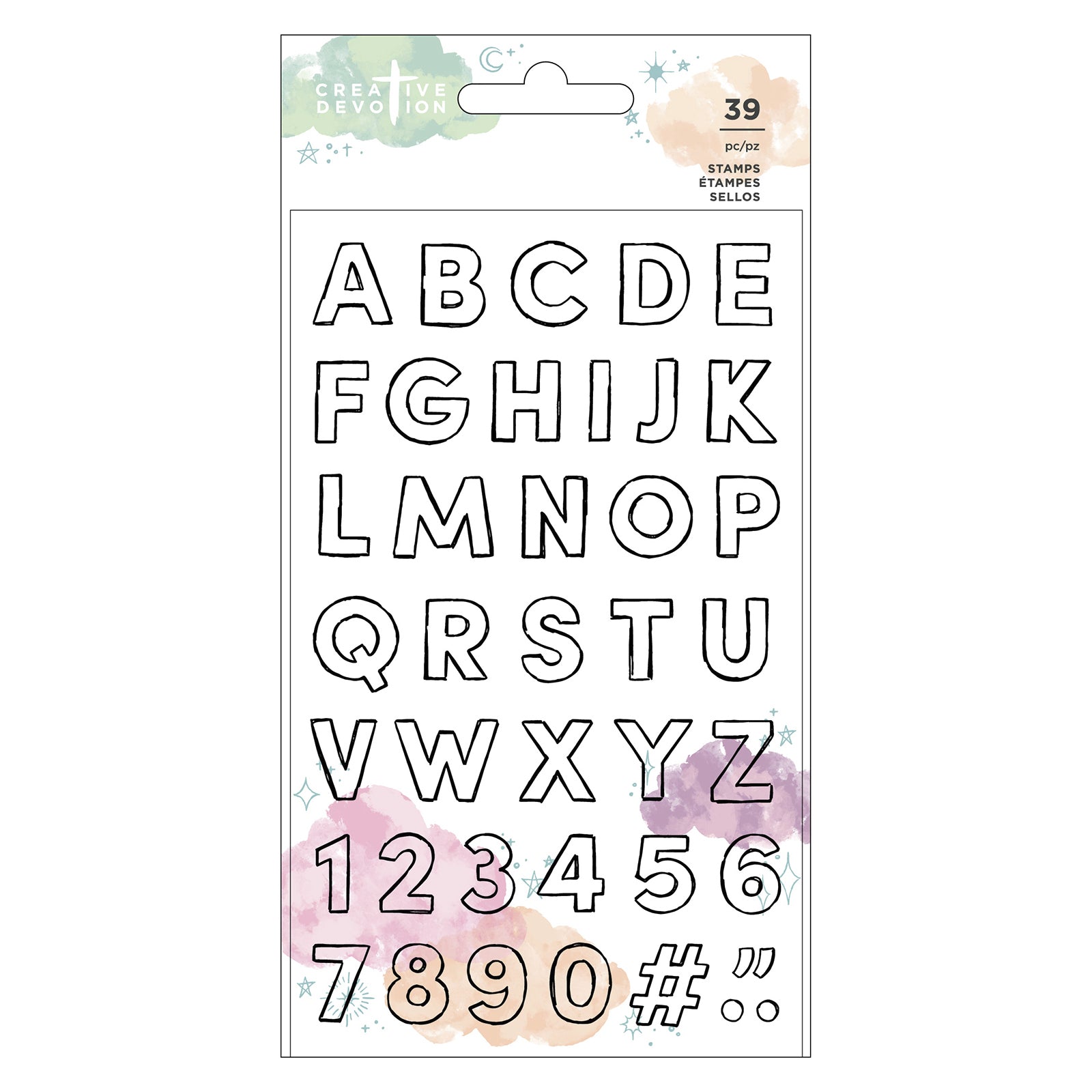 Dangling Alphabet Stamp Set – Catherine Pooler Designs