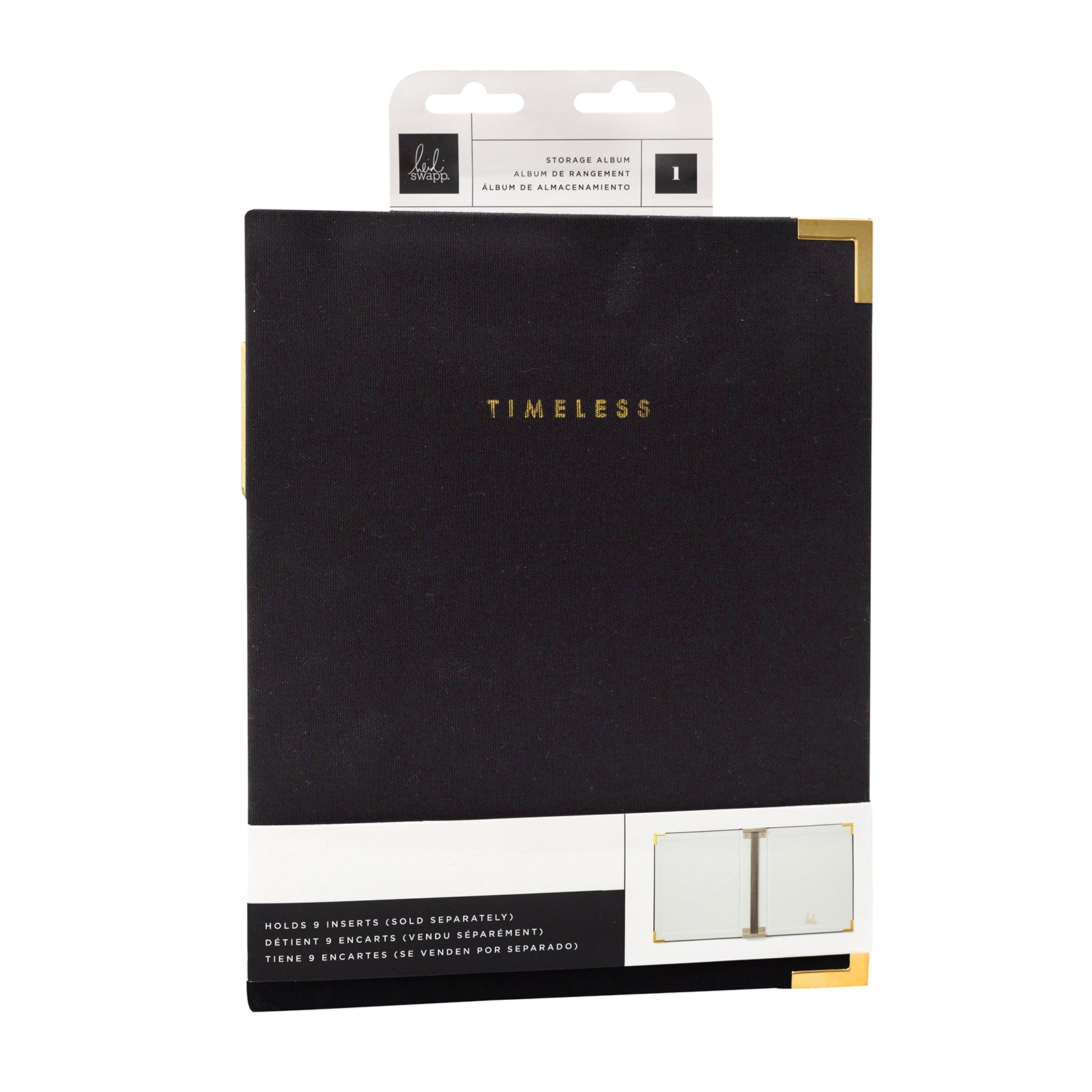 Storyline Chapters Black 'Timeless' 8x10 Album by Heidi Swapp