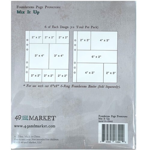 Foundations Page Protectors - Mix It Up