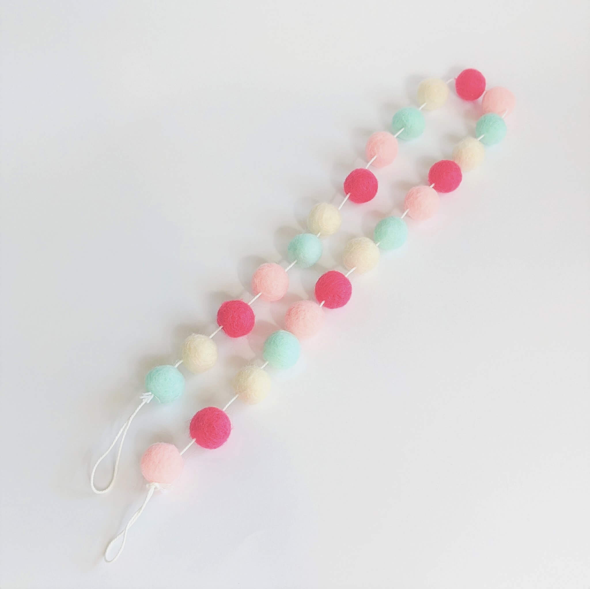 Felt Balls Garland - Valentines