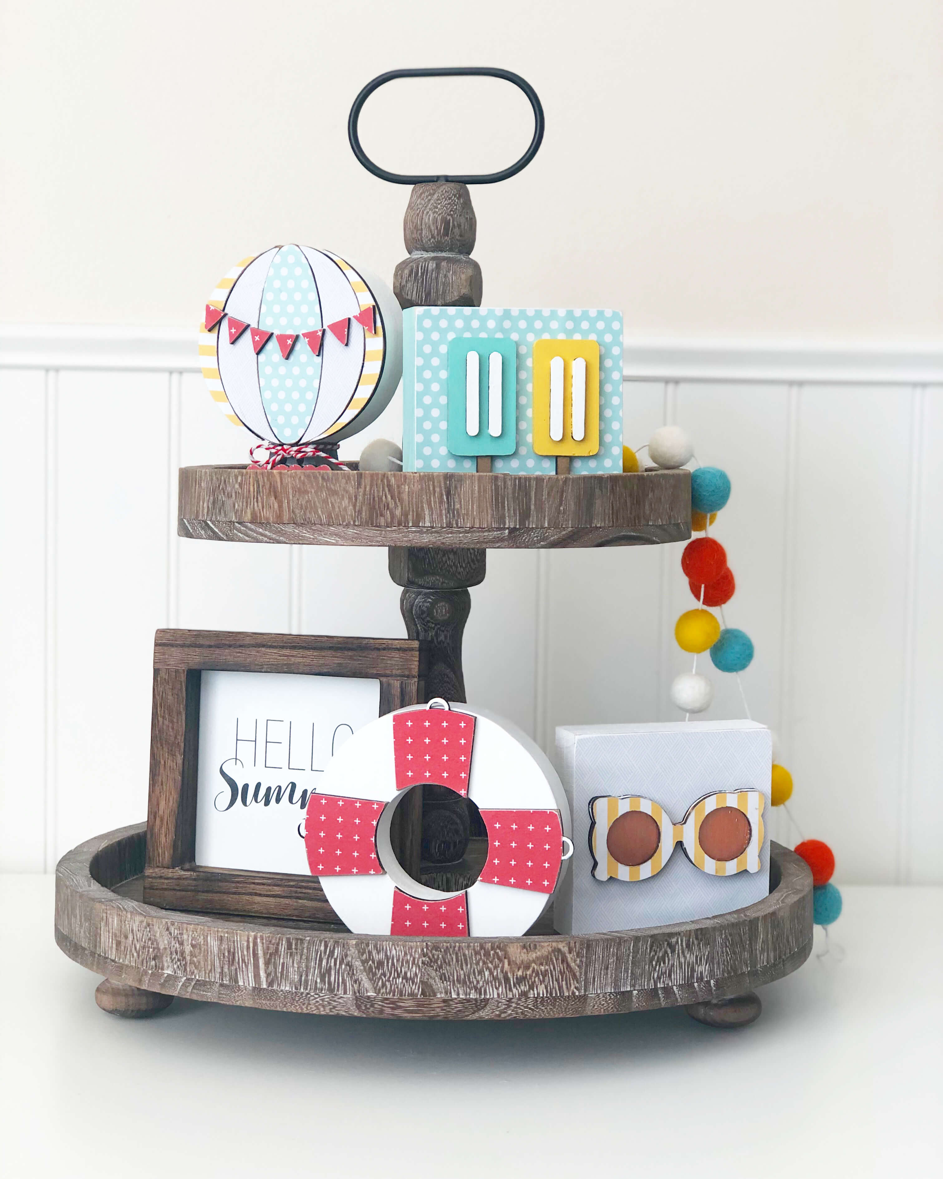 Felt Balls Garland - Summer