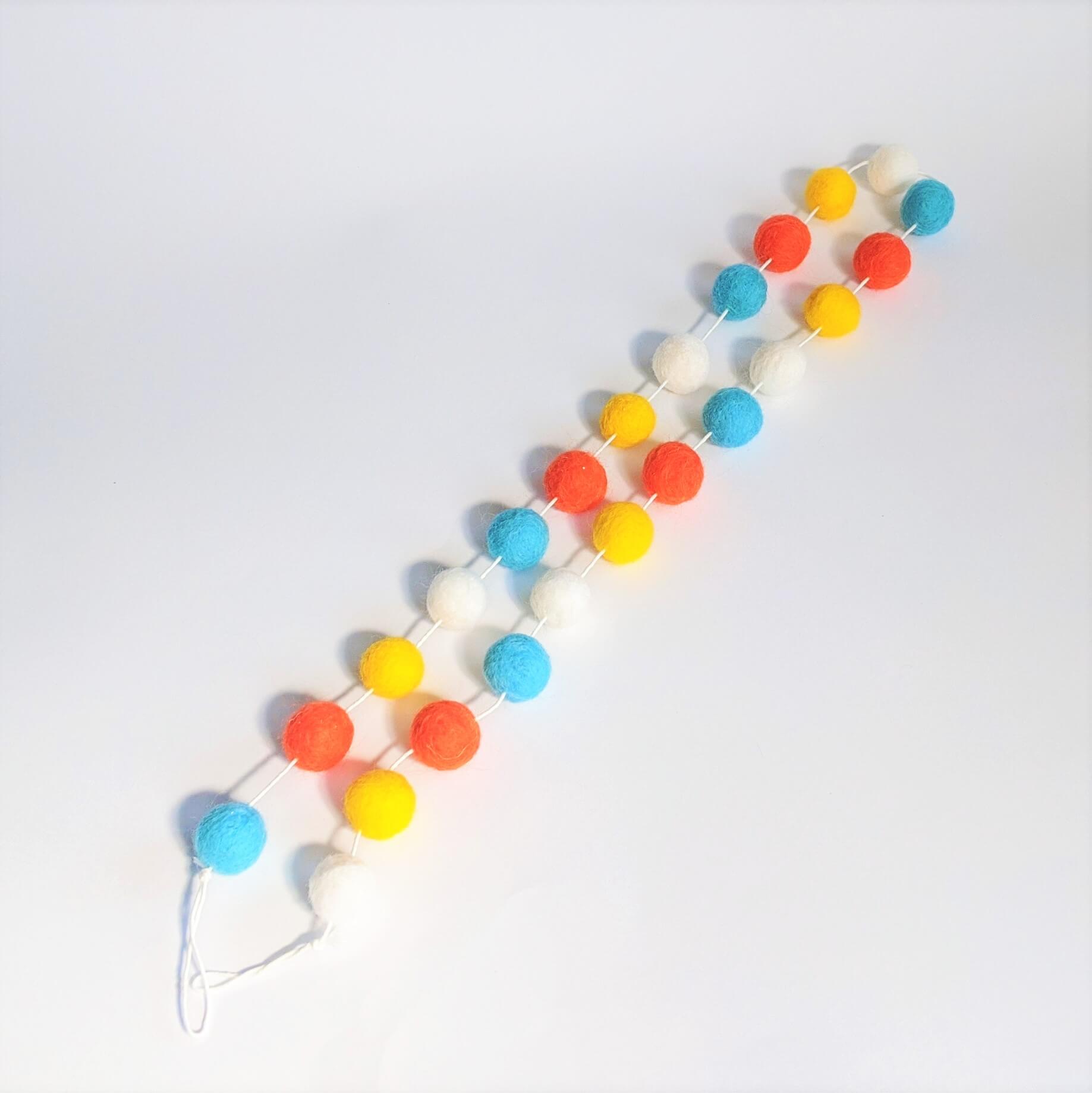Felt Balls Garland - Summer
