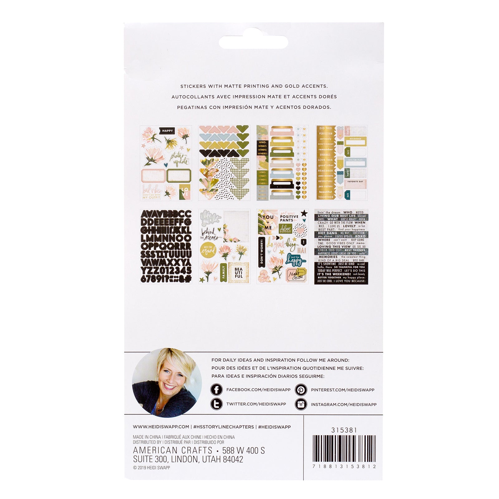 Storyline Chapters Mini Sticker Book by Heidi Swapp