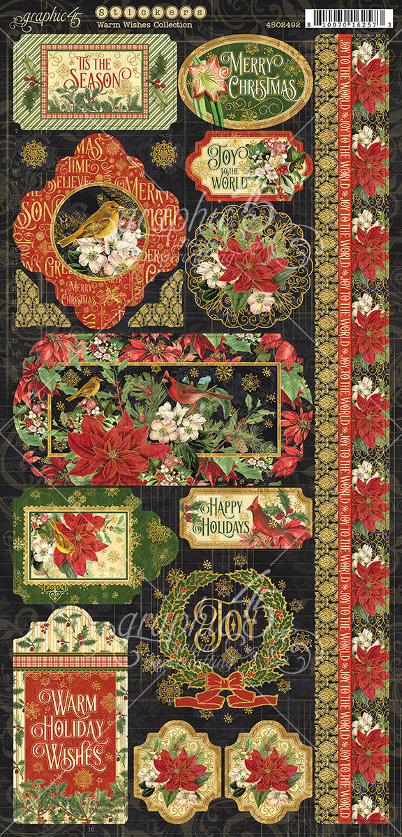 Warm Wishes Graphic 45 Collection Pack 12"X12"