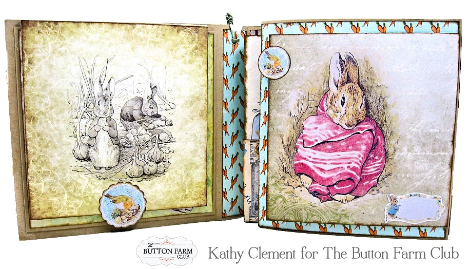 Peter Cottontail Folio by Kathy Clement ~ Digital Tutorial