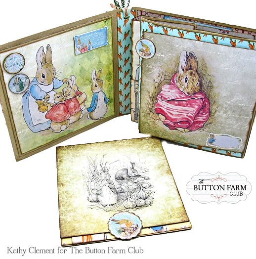 Peter Cottontail Folio by Kathy Clement ~ Digital Tutorial