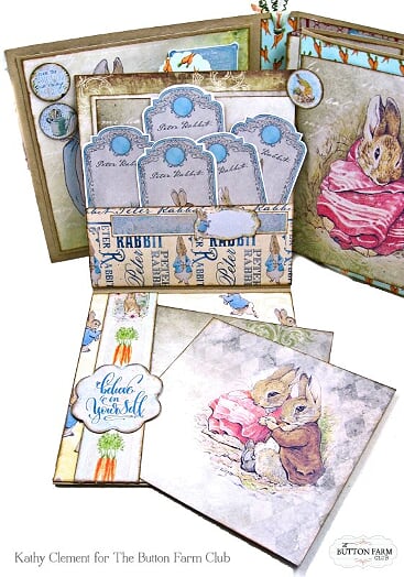 Peter Cottontail Folio by Kathy Clement ~ Digital Tutorial