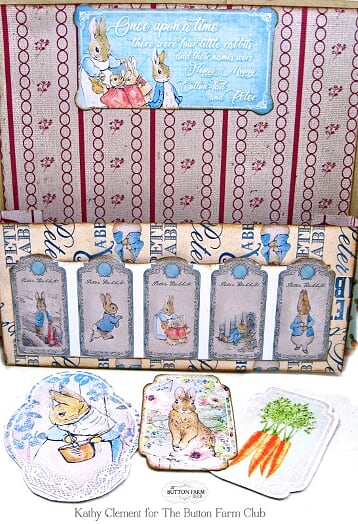 Peter Cottontail Folio by Kathy Clement ~ Digital Tutorial