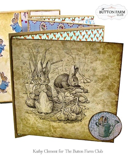 Peter Cottontail Folio by Kathy Clement ~ Digital Tutorial