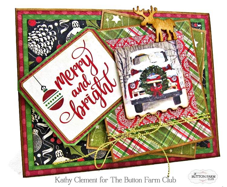 Rejoice Christmas Card Kit by Kathy Clement - Digital Tutorial