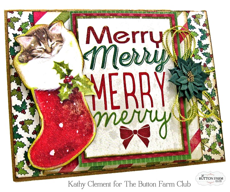 Rejoice Christmas Card Kit by Kathy Clement - Digital Tutorial