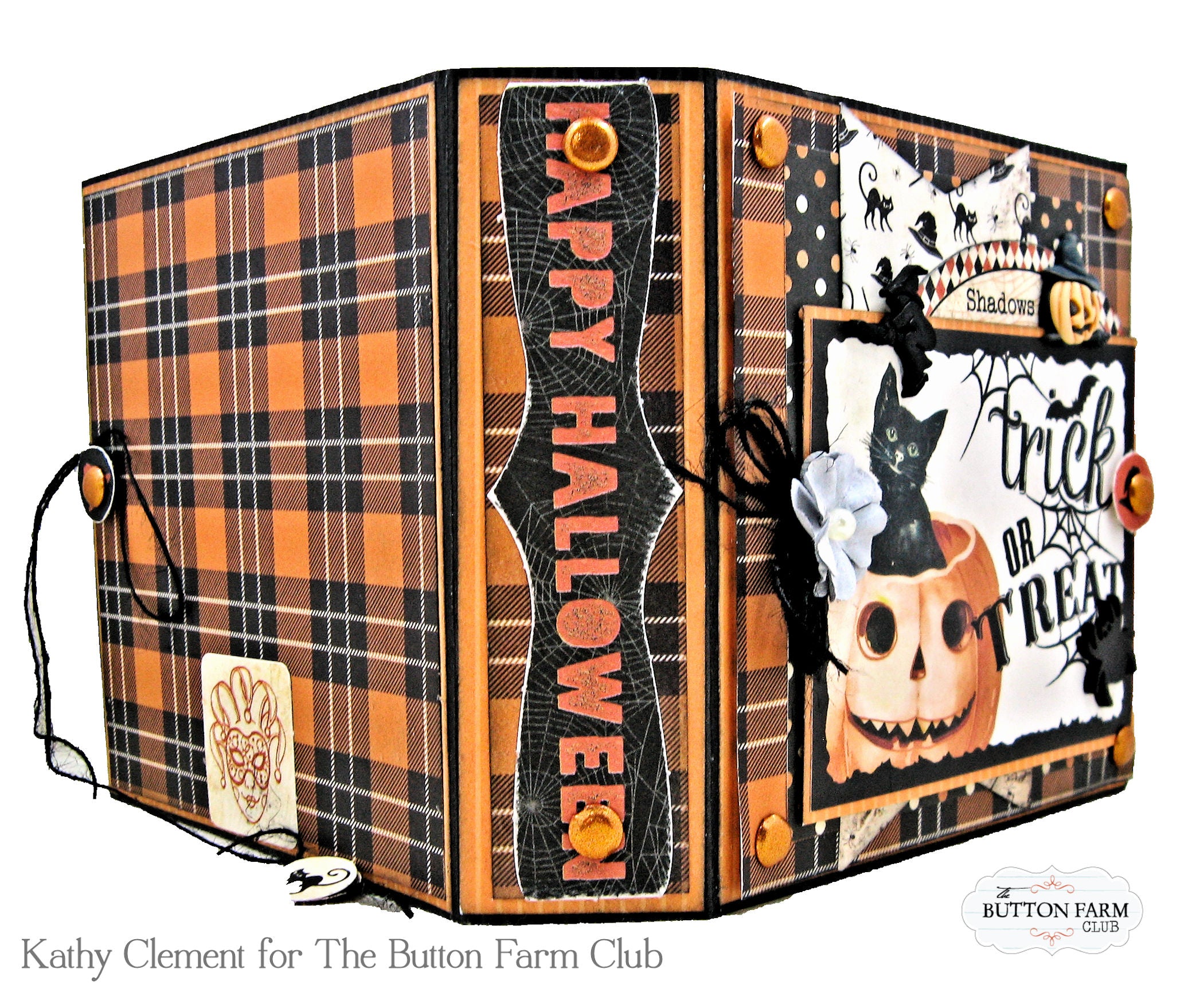 Masquerade Halloween Home Décor and Folio Kit ~ Digital Tutorial