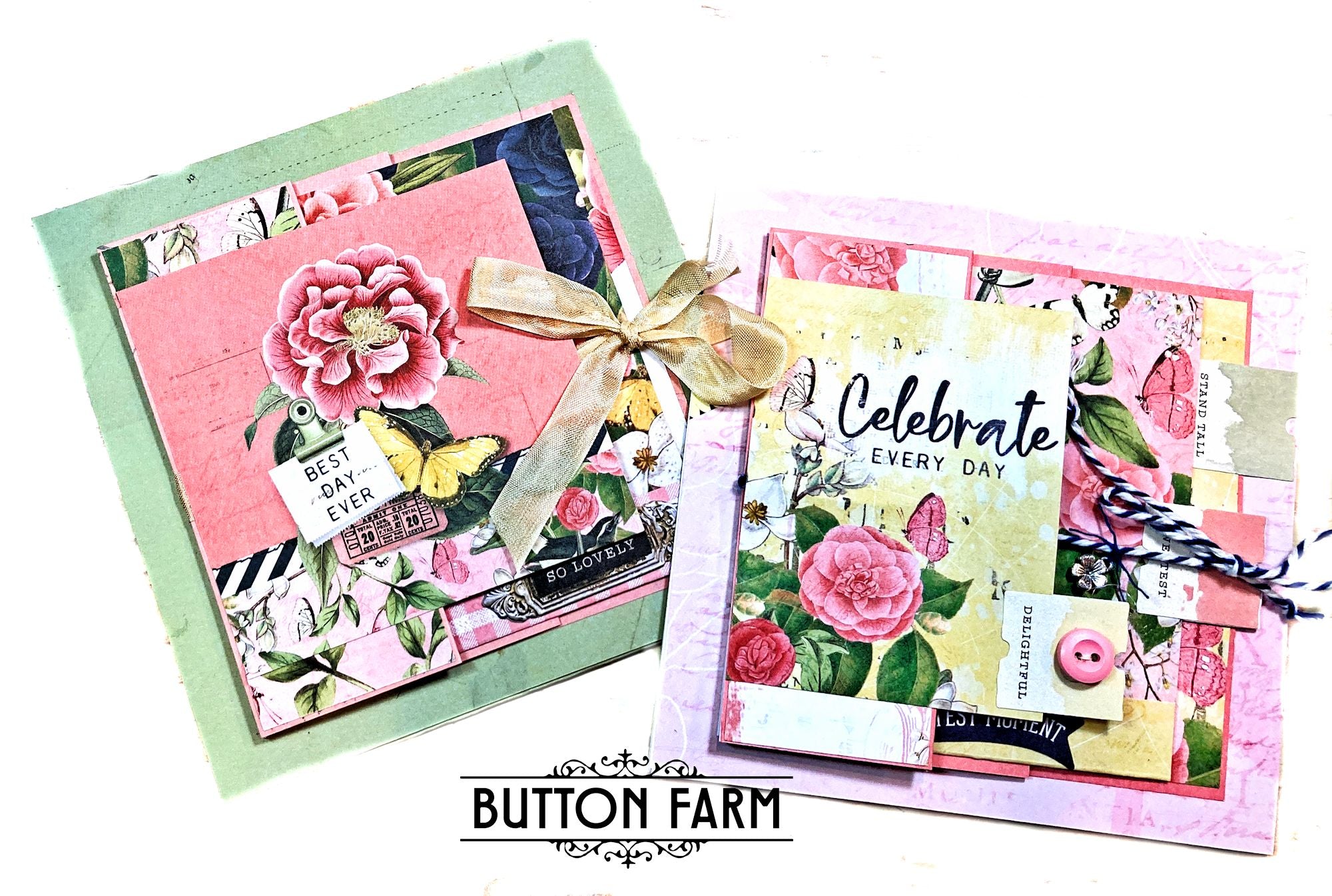 Simple Vintage Indigo Garden Card Kit by Kathy Clement