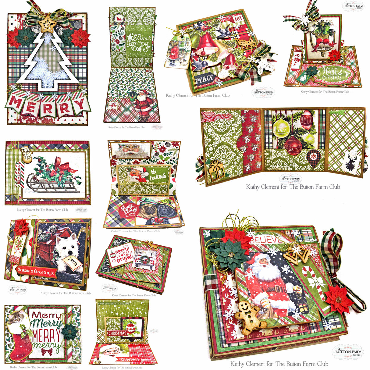 Rejoice Christmas Card Kit by Kathy Clement - Digital Tutorial