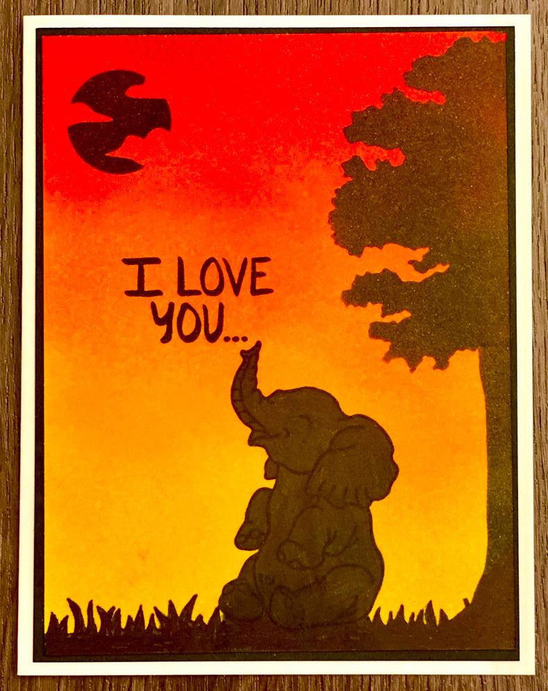 Sending Huge Hugs Stamp and Stencil Kit by Amy Sonnemann