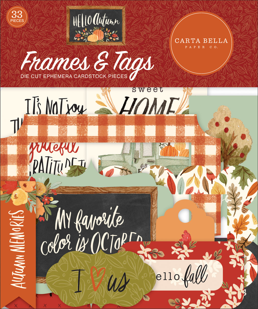 Hello Autumn Frames & Tags