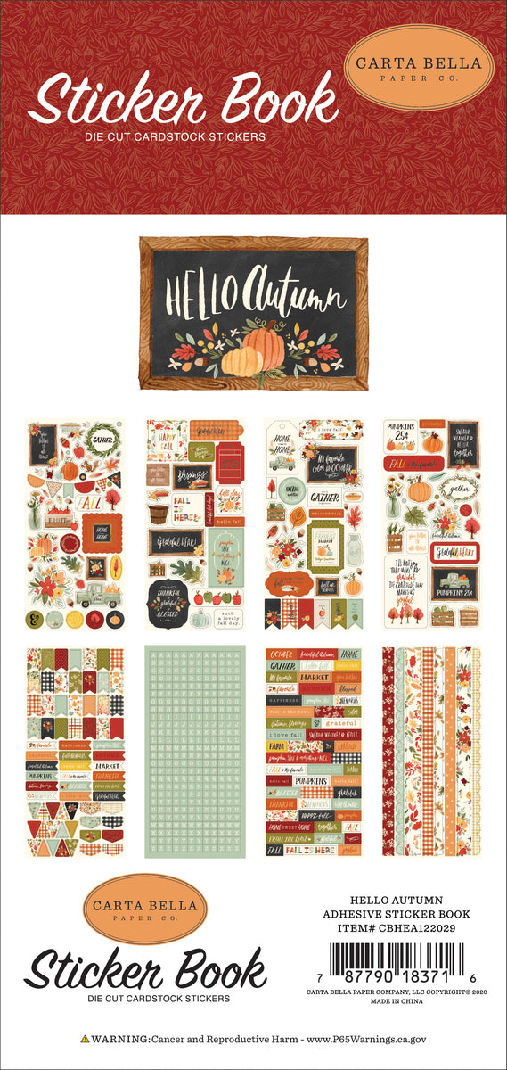 Hello Autumn Sticker Book