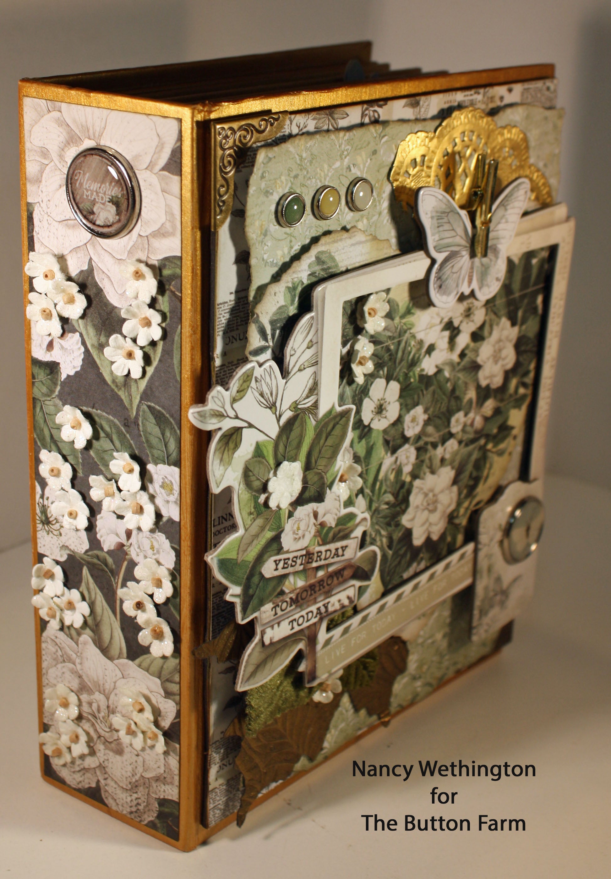 Weathered Garden Mini Album - Digital Tutorial