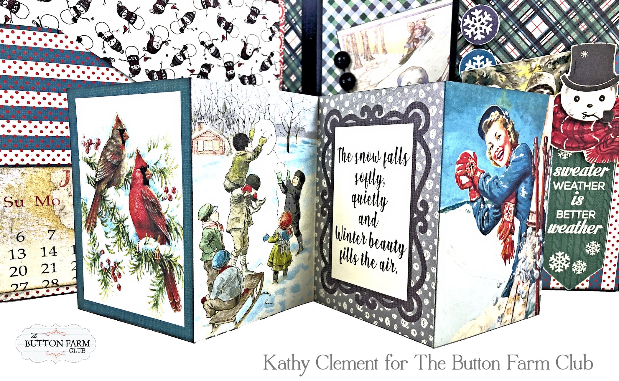 Snow Fall Folio ~ Digital Tutorial