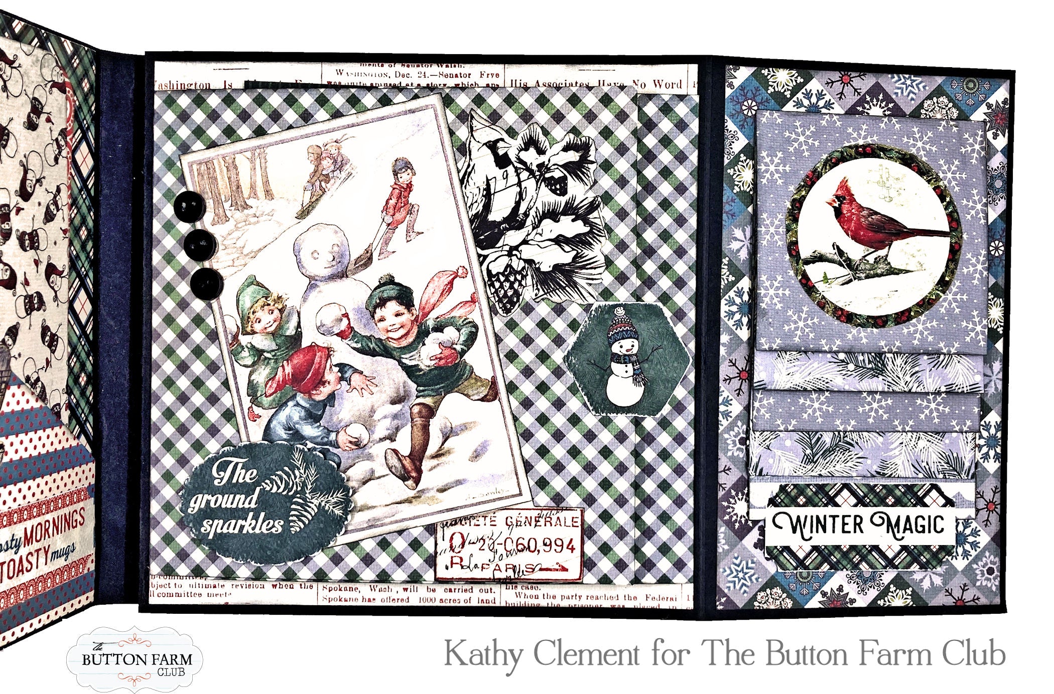 Snow Fall Folio ~ Digital Tutorial