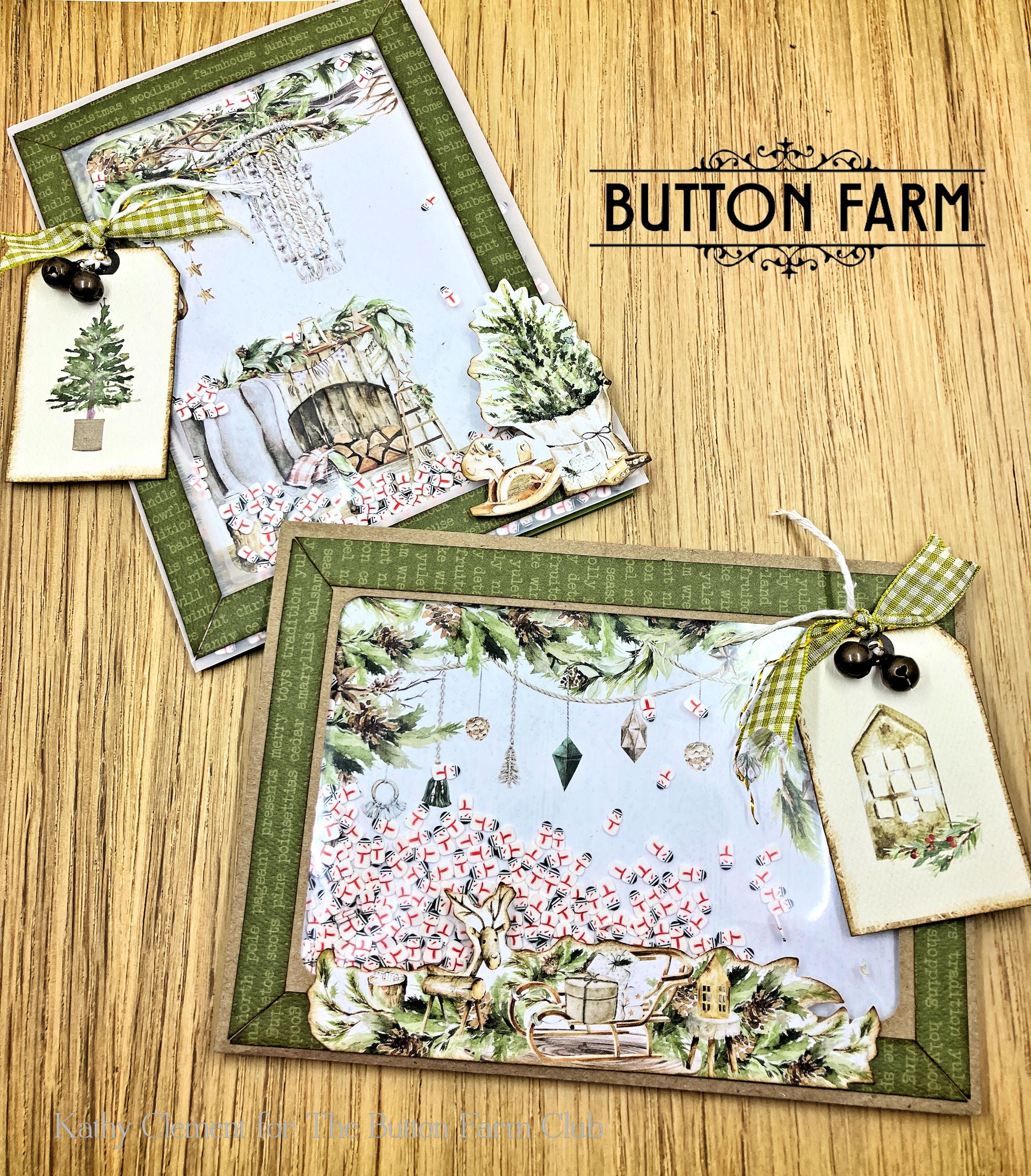 Cosy Winter Christmas Card Kit by Kathy Clement