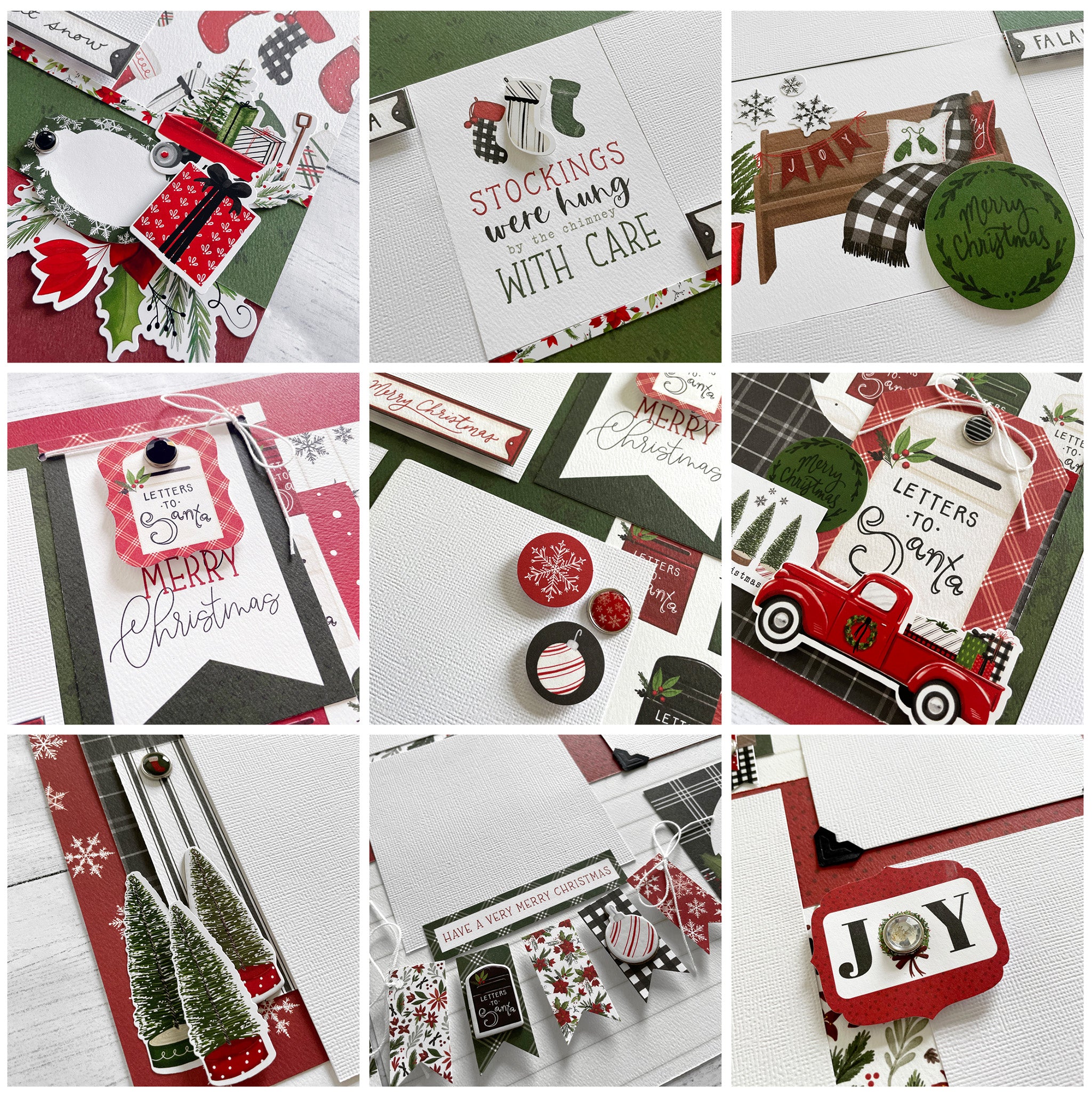 Home for Christmas Page Kit Digital Tutorial