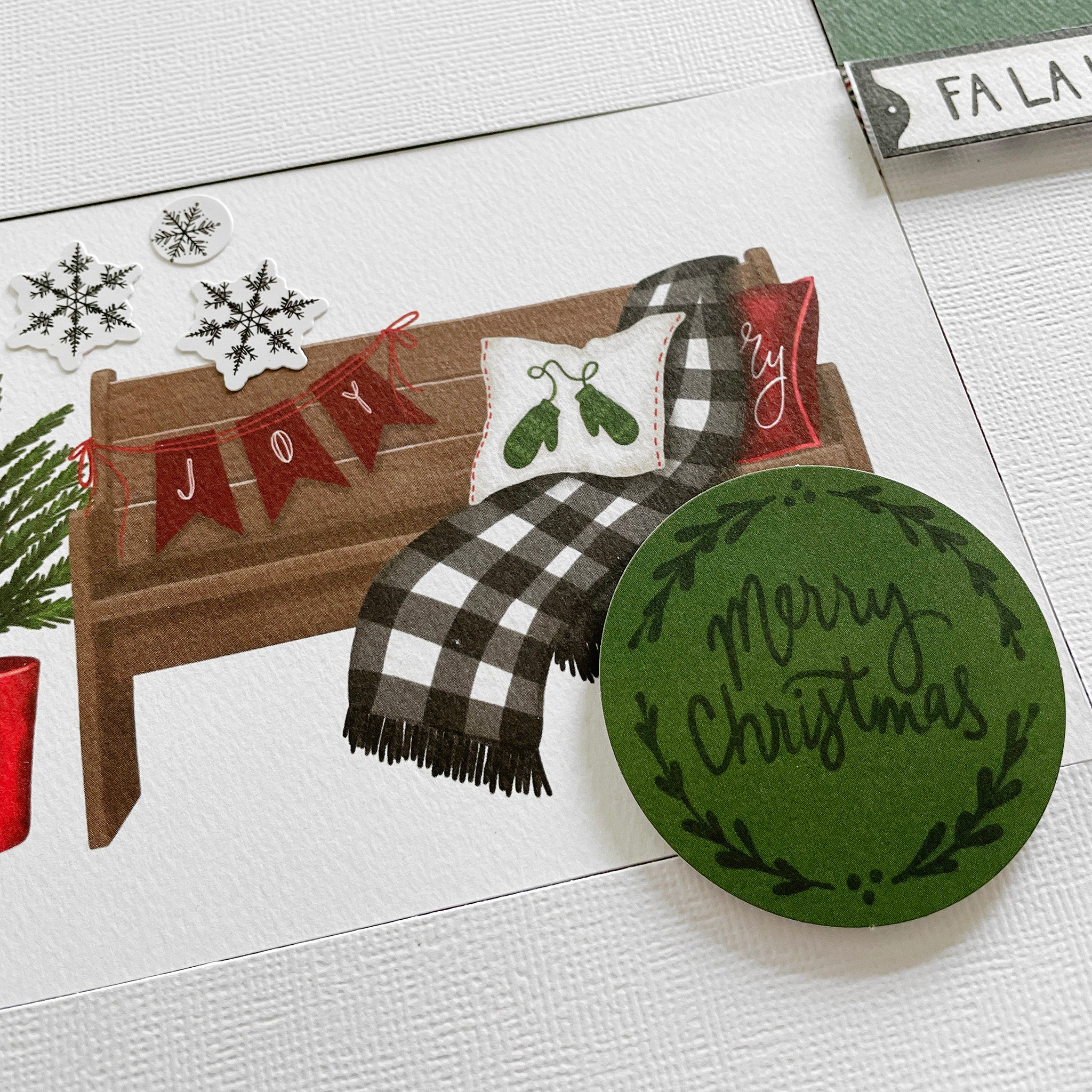 Home for Christmas Page Kit Digital Tutorial