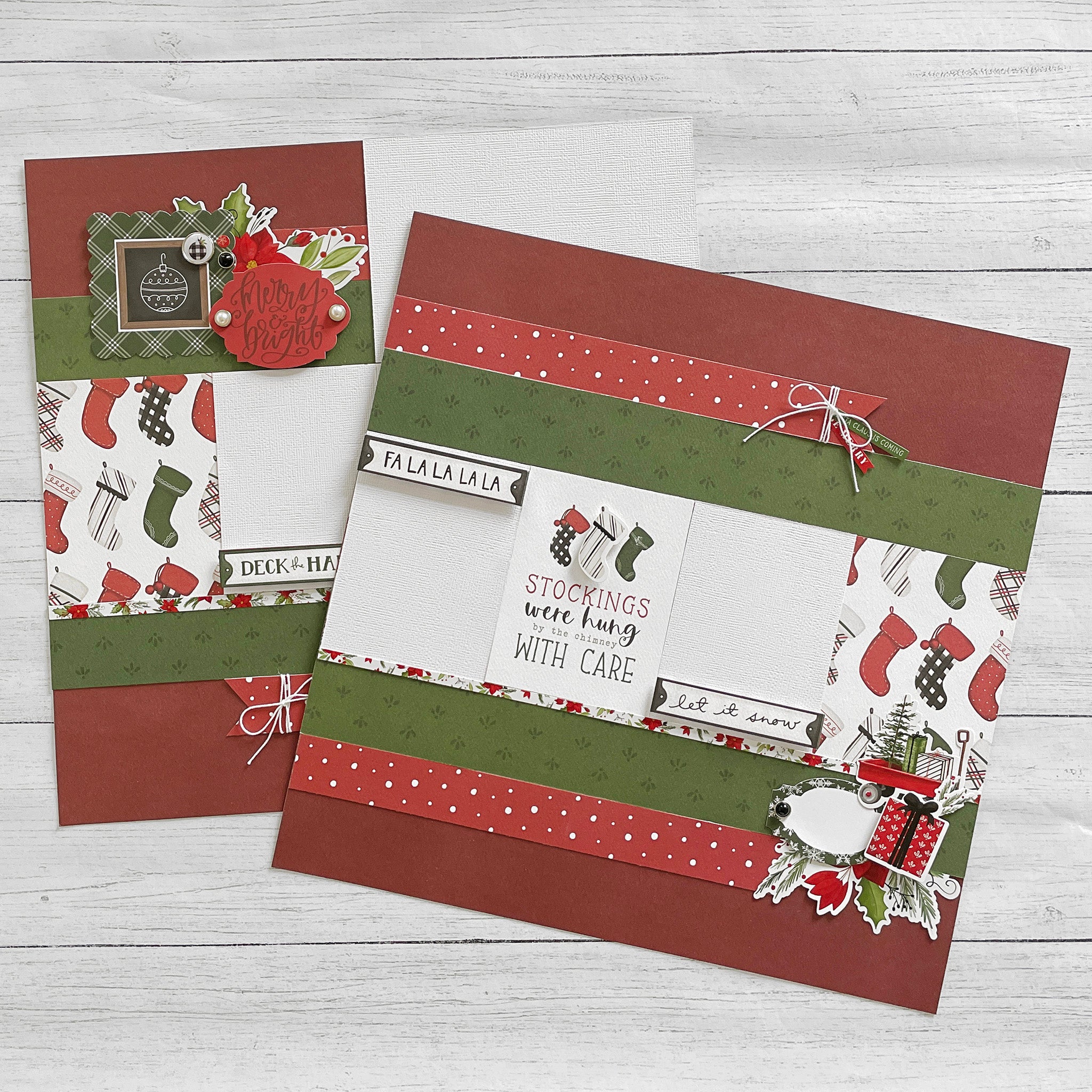 Home for Christmas Page Kit Digital Tutorial