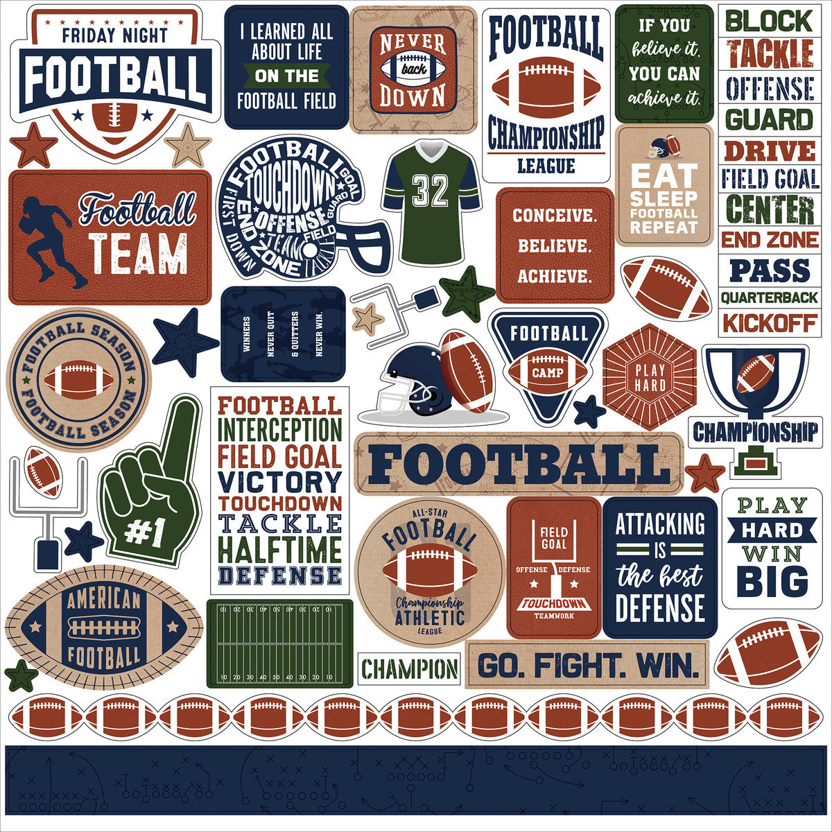 Football Element Sticker