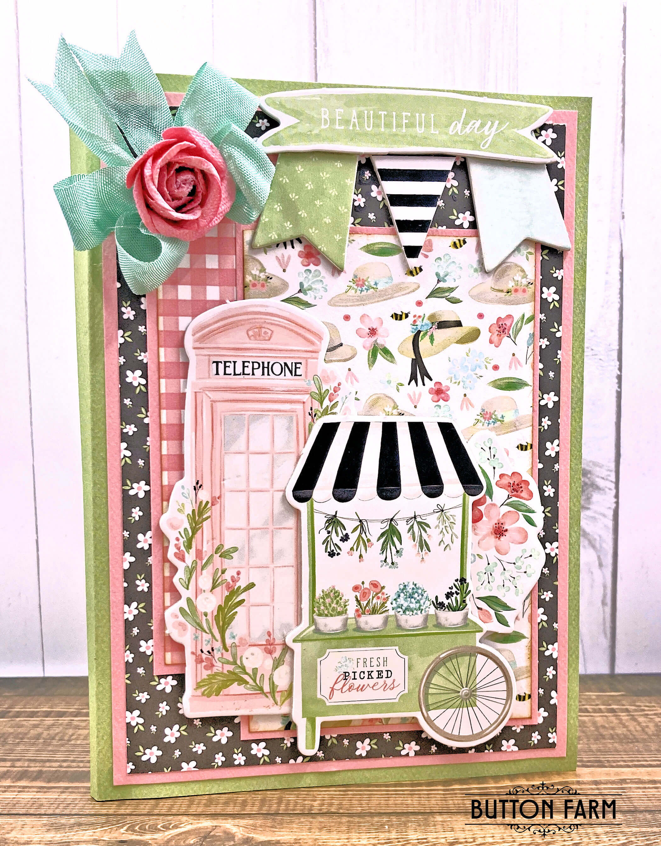 Carta Bella Flower Garden Card Kit by Kathy Clement - Digital Tutorial
