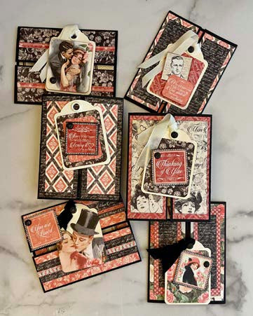 Graphic 45 Card Kit Vol 12 2022 - Mon Amour — Romantic Card Set