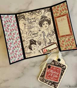 Graphic 45 Card Kit Vol 12 2022 - Mon Amour — Romantic Card Set