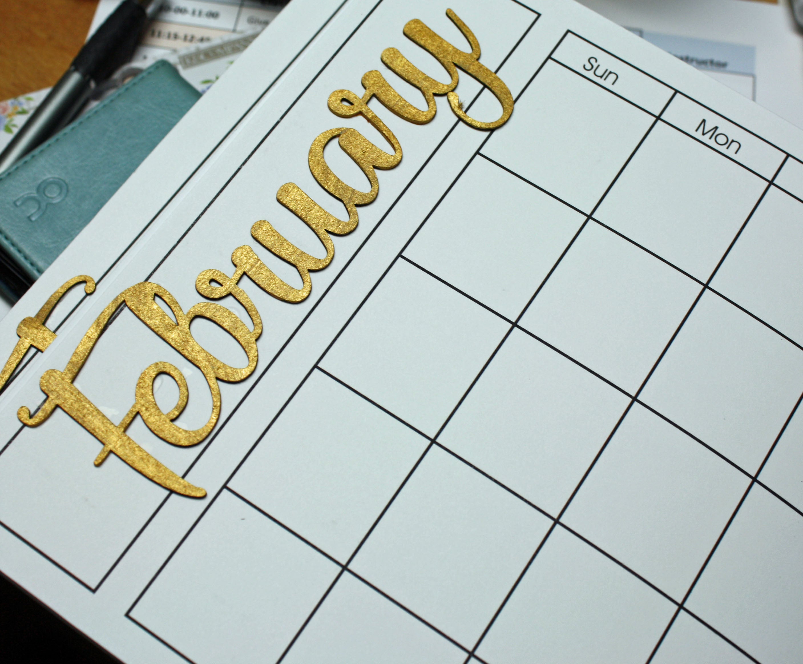 New Beginnings Calendar Journal