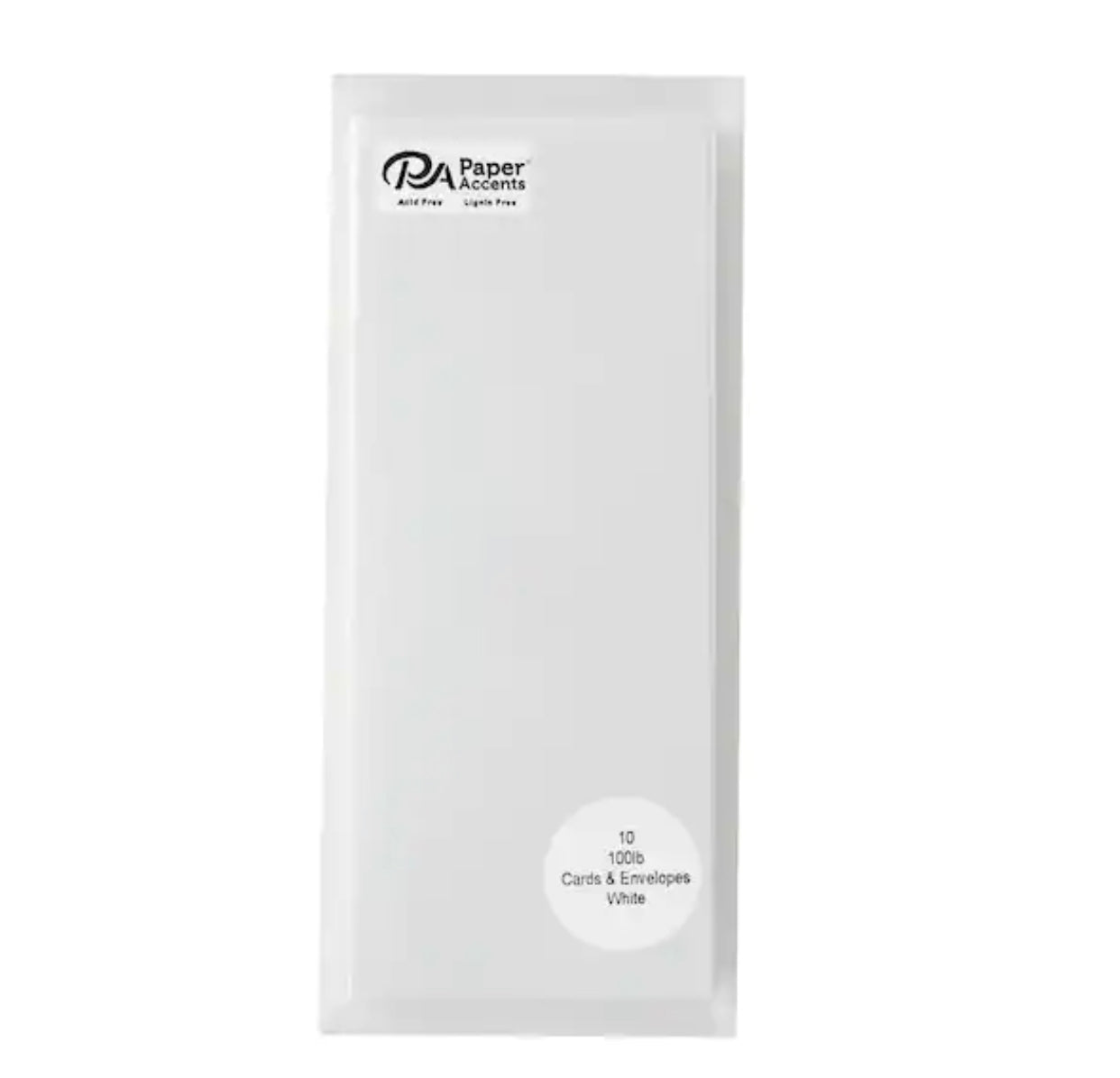 Slimline Card & Envelope Pack - Ivory