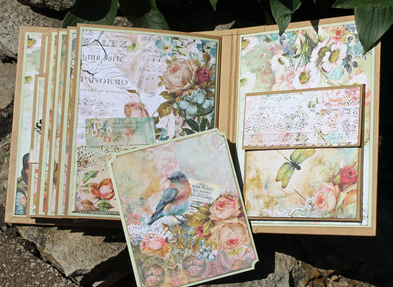 Bird Waltz Mini Album by Nancy Wethington ~ Digital Tutorial